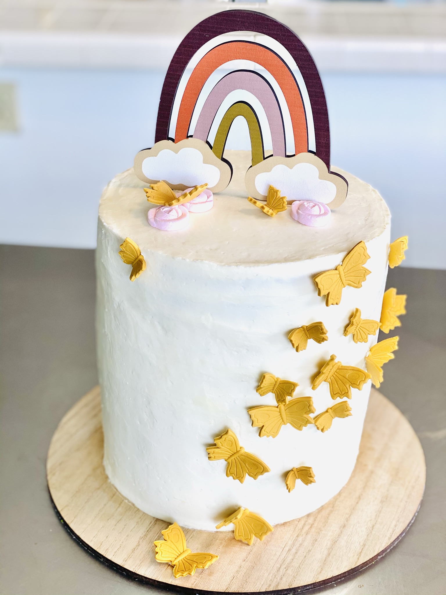 Cake with Rainbow
